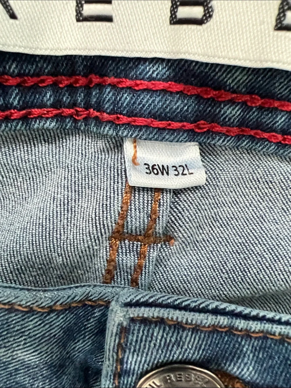 Artful Rebel Men's Jeans Blue Medium Wash - Size 36/32